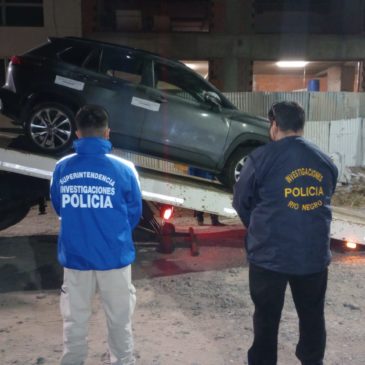 La Policía de Río Negro recuperó una camioneta robada en Cinco Saltos
