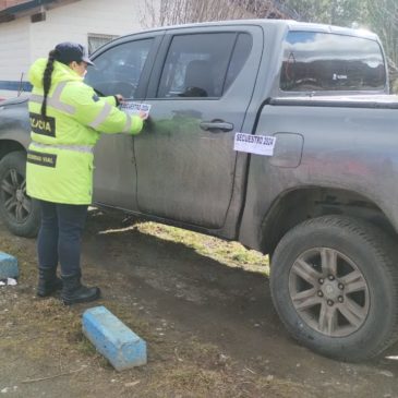 Seguridad Vial secuestró tres vehículos en la Zona Andina por distintas irregularidades