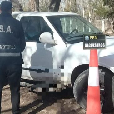 Policía secuestró una camioneta con las numeraciones adulteradas