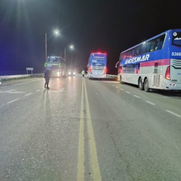 Ruta 3 bajo control: Policía implementó un intenso operativo vehicular