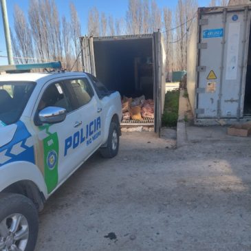 La Policía de Río Negro continúa decomisando carne en el Alto Valle