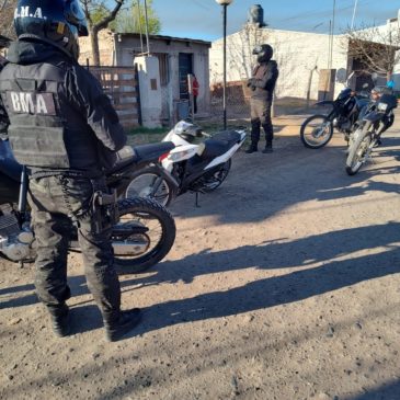 La  Policía recuperó en San Isidro una moto que había sido sustraída en Neuquén