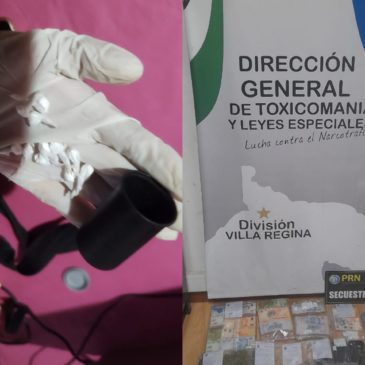 0800 Drogas: Policía desactivó puntos de venta en Villa Regina