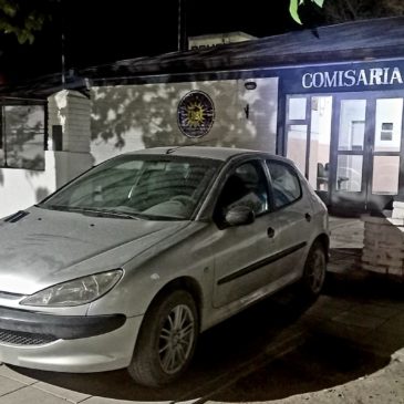 La Policía recuperó un auto robado cuando hacía tareas de prevención