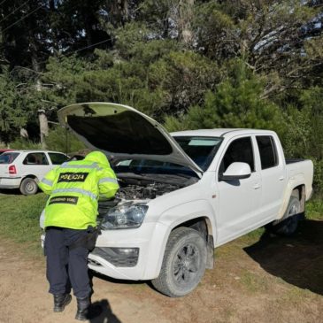 Secuestraron en El Bolsón una camioneta que habría sido sustraída en una localidad neuquina