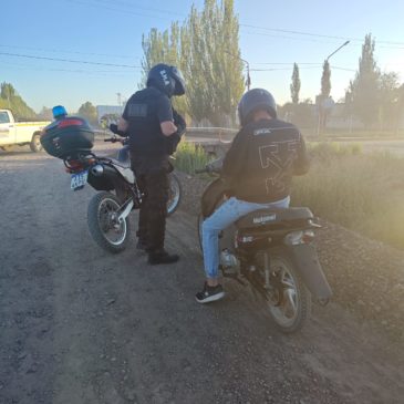 Policía recuperó una moto con pedido de secuestro de Rosario