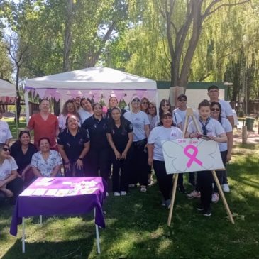 Allen: la Comisaría de la Familia participó en actividades de conciencia sobre el cáncer de mama