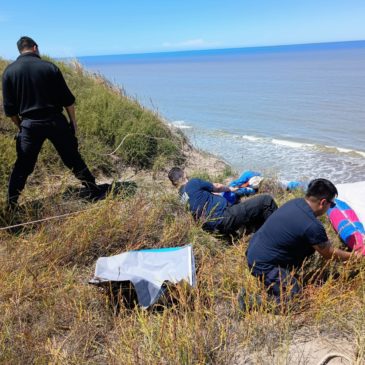 En un importante operativo, Policía rescató a un parapentista en El Cóndor