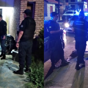 Personal policial frustró dos robos en Viedma: dos detenidos y un demorado