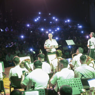 A sala llena: exitoso concierto de gala de la Banda de Música de la Policía