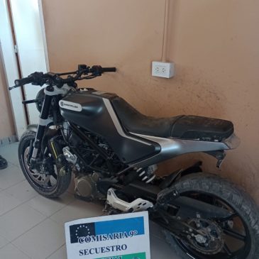 Catriel: Policía recuperó una moto con pedido de secuestro por robo