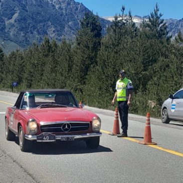 Exitosa cobertura vial durante el desarrollo de las Mil Millas en la Cordillera