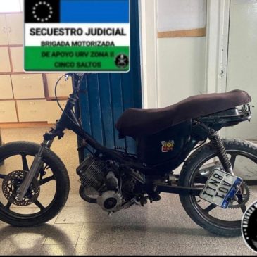 Dos motos con pedido de secuestro fueron recuperadas por la BMA en el Alto Valle