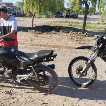 Cipolletti: La BMA encontró una moto que registraba pedido de secuestro por estar vinculada a un robo de Neuquén