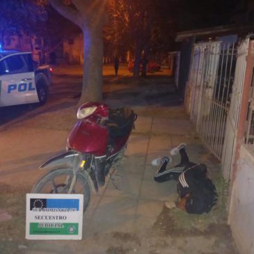 Cipolletti: dos motos sustraídas durante el fin de semana fueron recuperadas por los efectivos policiales