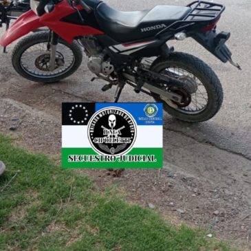 En tareas de prevención encontraron moto con partes adulteradas