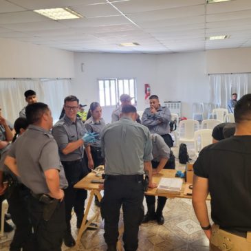 La Policía de Río Negro realizó el Primer taller de Tomas de Impresiones Dactilares