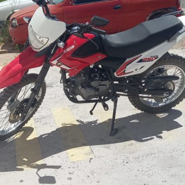 San Antonio Oeste: incautan moto con sus partes adulteradas