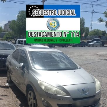 Policía encontró un vehículo abandonado con partes adulteradas