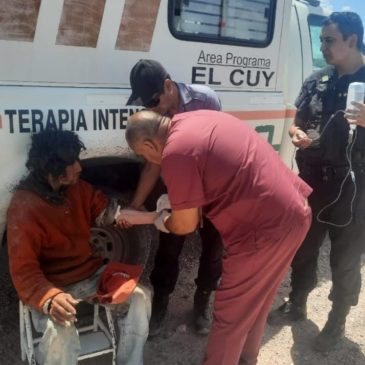 El Cuy: Policía encontró a un hombre que era buscado por su familia