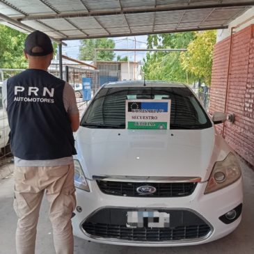 Catriel: retienen un auto que presentaba numeraciones adulteradas