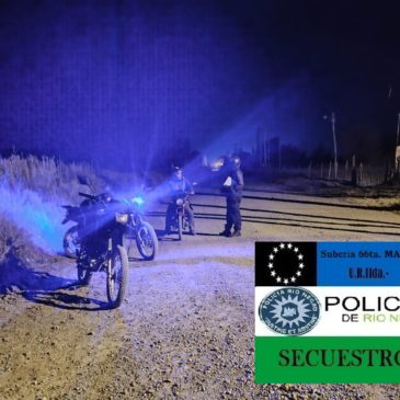 Mainqué: secuestro y decomiso en dos operativos policiales