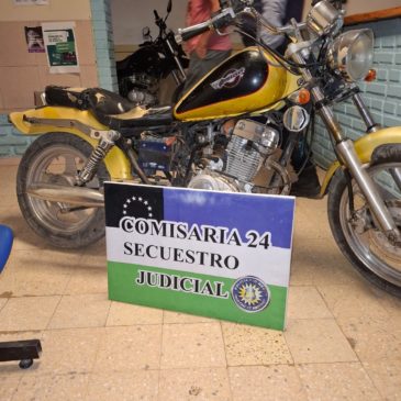 Dos detenidos y una moto recuperada en operativos policiales de Cipolletti