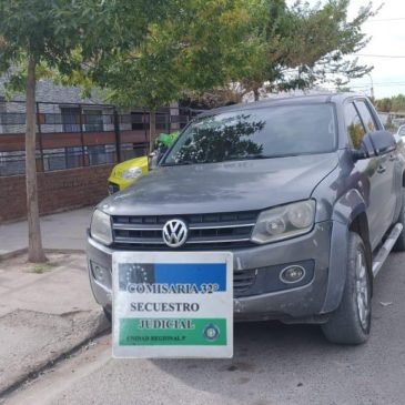 Secuestraron una camioneta con irregularidades en Cipolletti