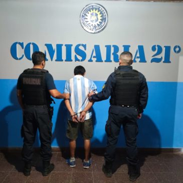 Un hombre ingresó a un domicilio a robar, y fue detenido por el personal policial