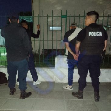 Uno mayor detenido y un menor demorado por intento de robo en la Escuela Especial 7 de Viedma