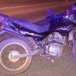 En control vehicular la Policía recuperó una moto