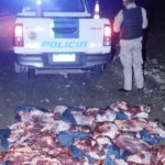 La Policía secuestró más de 200 kilos de carne faenada y transportada irregularmente