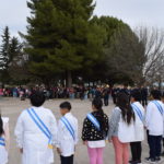 Jura a la Bandera en San Javier con presencia de la Banda de la Policía de Río Negro
