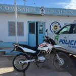 Recuperan motocicleta robada en un operativo policial