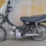 Motocicleta recuperada en operativo policial en Allen