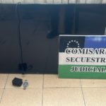 Allanamiento en Cipolletti por una causa de hurto: secuestran un televisor y un reloj