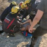 Rescatan a una mujer con una fractura en la zona de Paso Córdoba