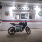Interceptan motocicleta con pedido de secuestro en Ruta 151