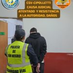 Joven acusado por resistencia a la autoridad y daños tras control vial en Cipolletti