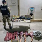 Caza ilegal: secuestran arma, municiones y carne de guanaco en operativo rural