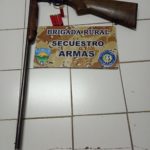 En operativo: secuestran arma de fuego sin documentación